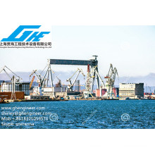 high working efficiency shipyard gantry crane